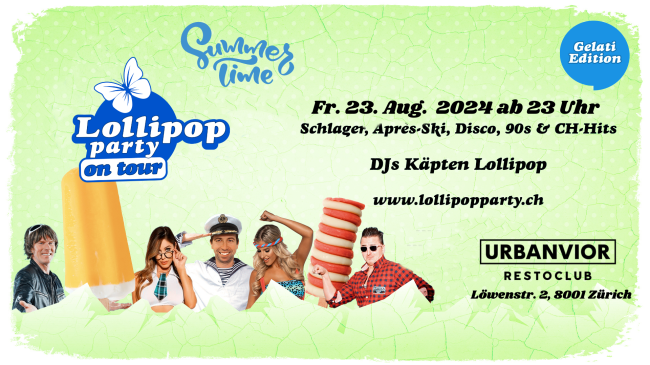 Lollipop Summer Time Gelati Edition im URBANVIOR, 8001 Zürich